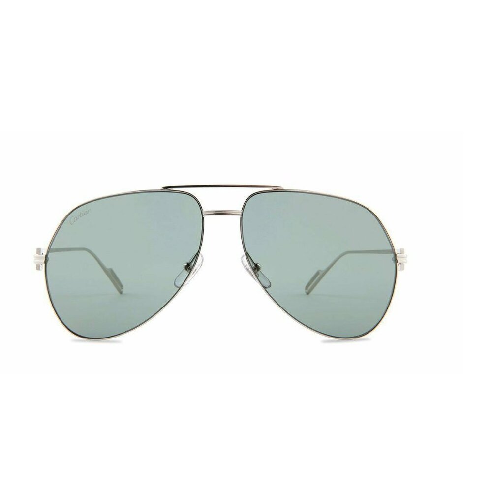 NEW CARTIER SUNGLASSES SILVER MEN CARTIER CT0110S 004